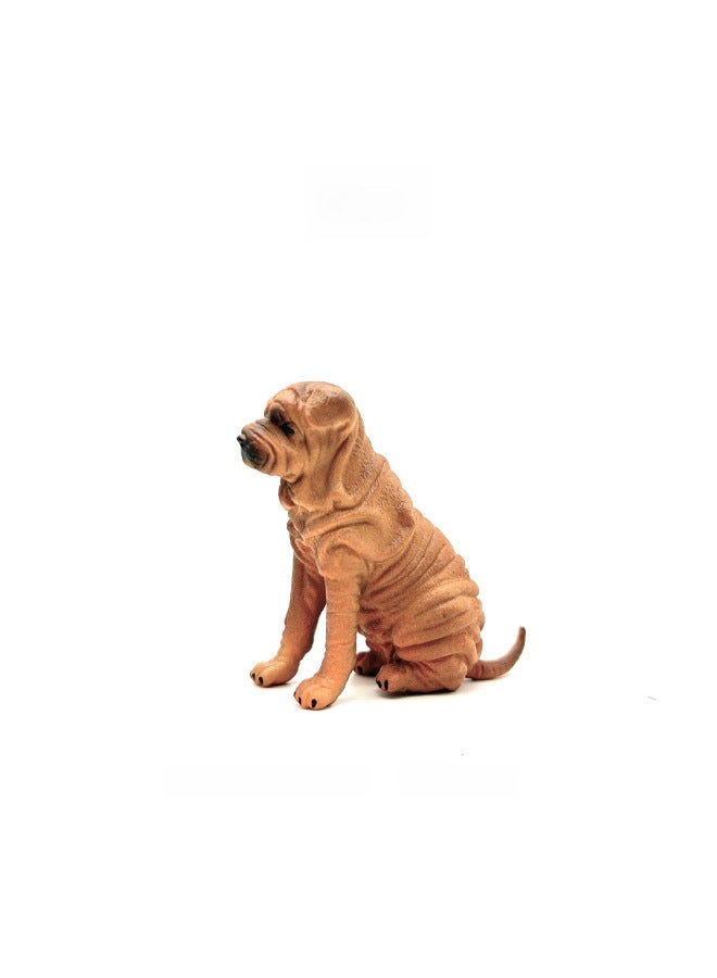Mini Puppy Simulation Solid Animal Model Chai Dog Poodle Boxer Dog Dalmatians Shar Pea Model Toy-Color:127-2387 Jack Russell Terrier  - Image 5