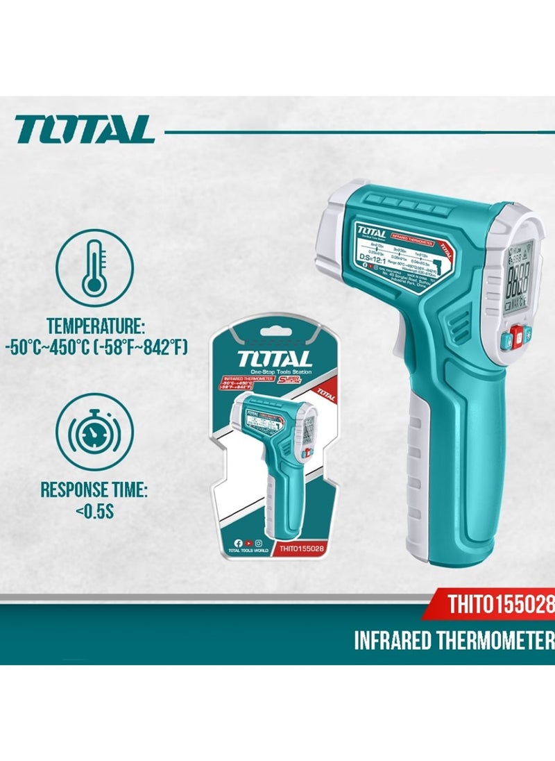 TOTAL - TOTAL Infrared Thermometer – Non-Contact Digital Laser Thermometer for Temperature Measurement High Accuracy, Wide Temperature Range THIT0155028 - Image 1
