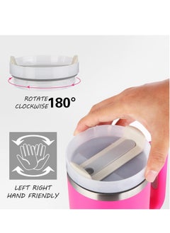 TIGER Tumbler with Handle – Insulated Stainless Steel Travel Mug with Lid, Straw, Leak-Proof, Vacuum Insulated, Keeps Cold & Hot for Hours, Reusable – Perfect for On-the-Go  - Image 2