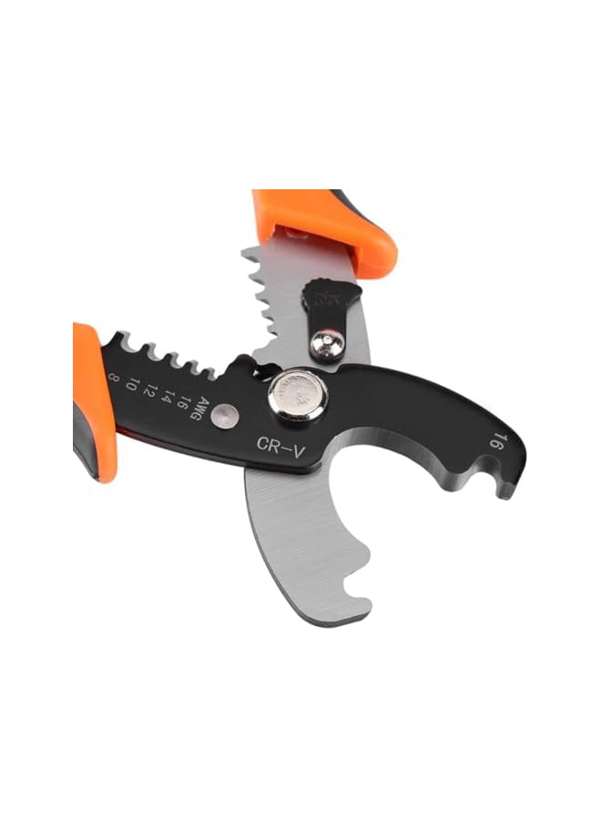 PROMASS promass 8 Inch Electrical Cable Stripper Wire Stripper Cable Cutter Multi Tool Wire Cutting Scissor Stripping Pliers 9-16mm Hand Tools Kit  - Image 3