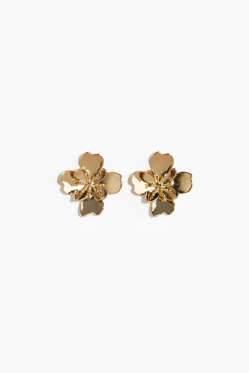 H&M Flower-shaped stud earrings