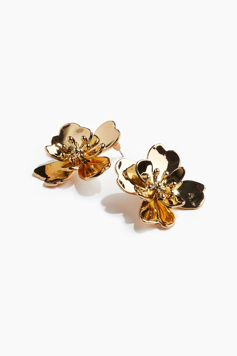 H&M Flower-shaped stud earrings