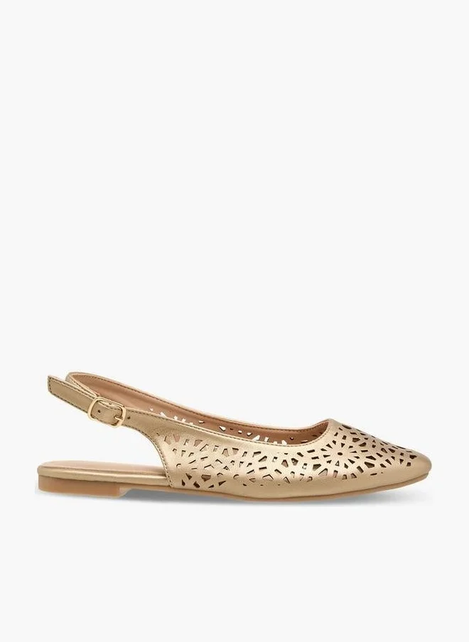 Flora Bella By Shoexpress Flora Bella Women Cutout Design Slingback Flats Mules
