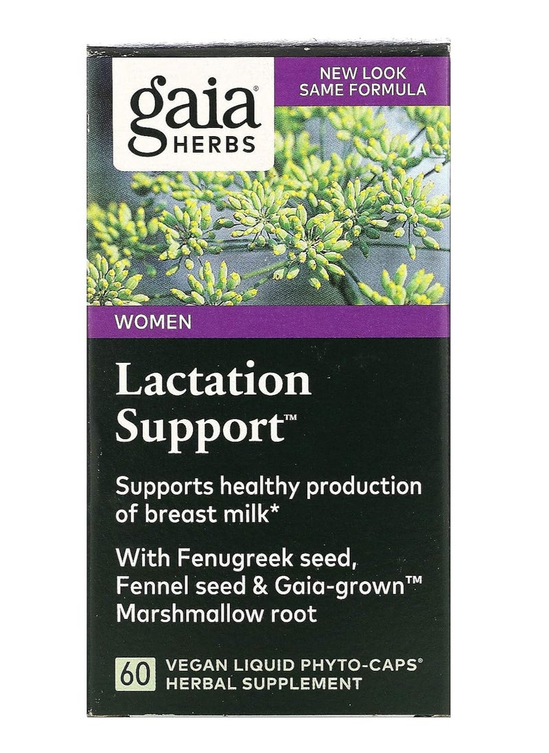 Gaia Herbs Lactation Support Phyto, 60 Veggie Capsules  - Image 2