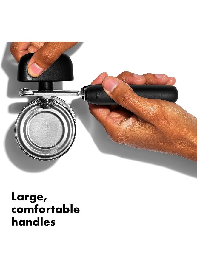OXO Good Grips SoftHandled Can Opener Black/Silver 1 Count (Pack of 1) - Image 3
