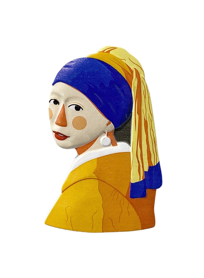Girl With Pearl Earrings Refrigerator Magnet Funny Character Cute Creative Magnetic Stickers Finished Refrigerator Magnet Home Decoration Accessories - Image 1