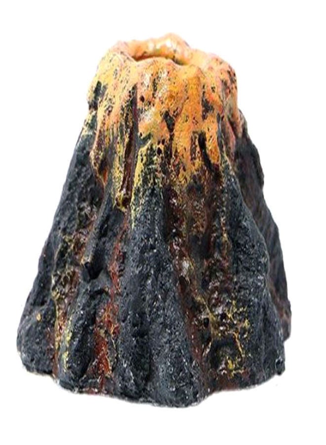 NIBEMINENT Volcano Shape Aquarium Décor Ornament Black/Brown 6.50 x 5cm - Image 2