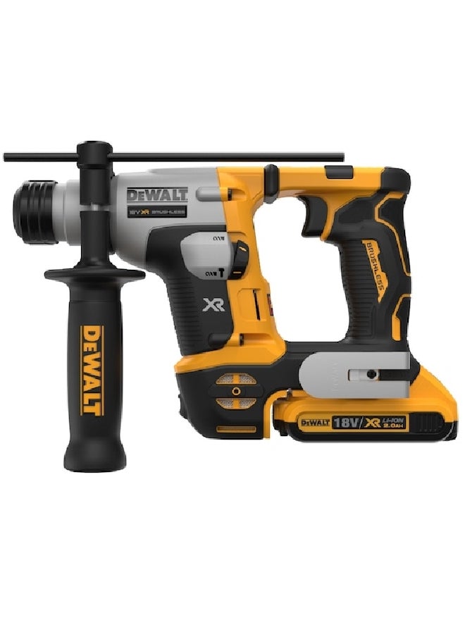 ديوالت مثقاب 18 فولت XR بدون فرشاة SDS-Plus فائق الصغر، متعدد الألوان 17.6 x 7.3 x 28.3 سم DCH172D2-GB - Image 2