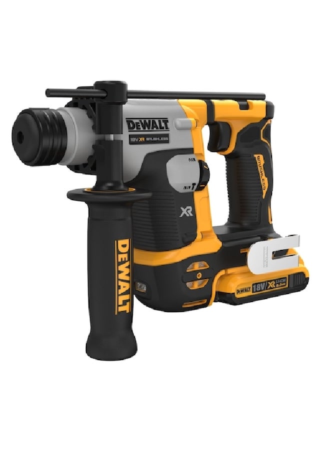 ديوالت مثقاب 18 فولت XR بدون فرشاة SDS-Plus فائق الصغر، متعدد الألوان 17.6 x 7.3 x 28.3 سم DCH172D2-GB - Image 1