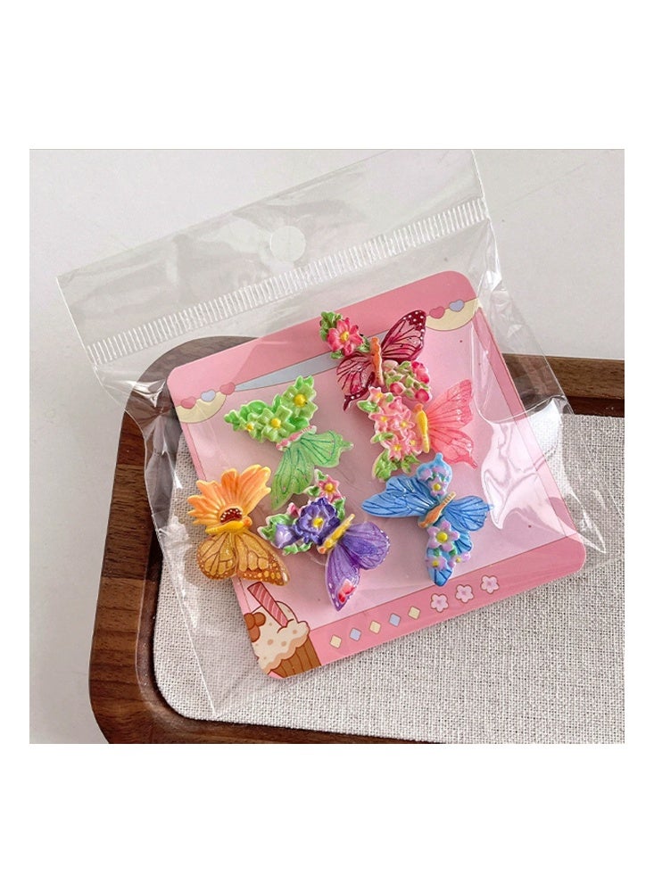 BUTTERFLY Flower Butterfly Fridge Magnet Set, for Fridge Decorative Butterfly Magnets Fridge Adhesive for Metal Surfaces Office Magnets Butterfly Decorations Creative Fridge Sagnet（6 style, 6colour） - Image 5