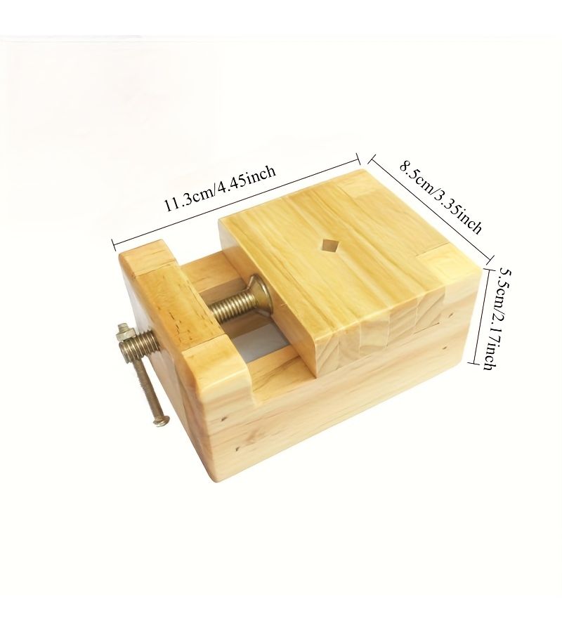 Beech Wood Carving Jig For Calligraphy And Painting Seals Adjustable Size Non Electric Wood Carving Fixing Tool Seal Carving Stands 1pc - Image 2