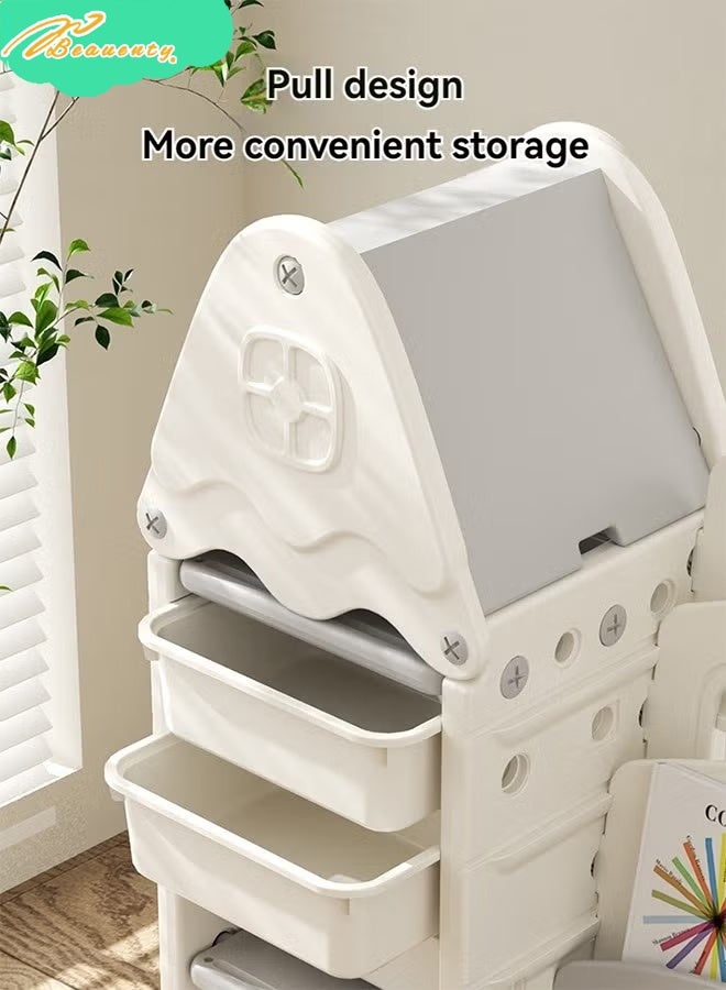 Beauenty Children Deluxe Toy Storage Organizer, Kids Storage Bins Toy Boxes, Children's Toy Storage Rack, Toddler Storage Organizer, Toy Box Organizer（Tree house Toy Storage Organizer） - Image 5