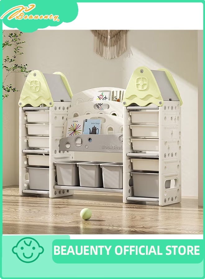 Beauenty Children Deluxe Toy Storage Organizer, Kids Storage Bins Toy Boxes, Children's Toy Storage Rack, Toddler Storage Organizer, Toy Box Organizer（Tree house Toy Storage Organizer） - Image 1