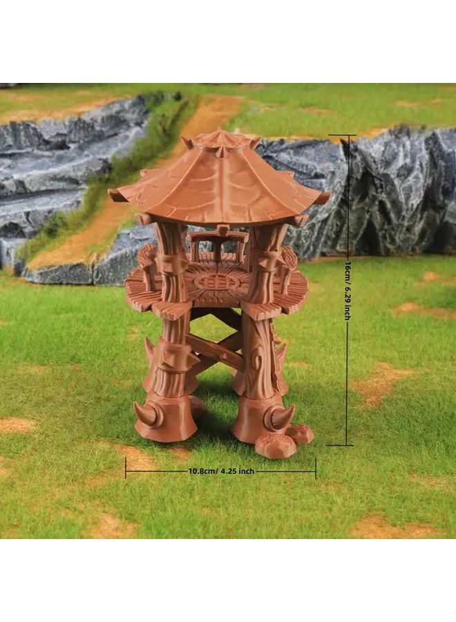 28 ملم معسكر الأورك تضاريس بلاستيكية لعبة أدوار ملحقات طاولة برج الأورك - Image 1