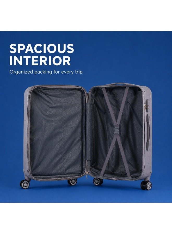 2-Piece Travel Luggage Set, 8-Wheel Spinner Suitcases, Secure Locking System, Lightweight & Durable Design - Image 3