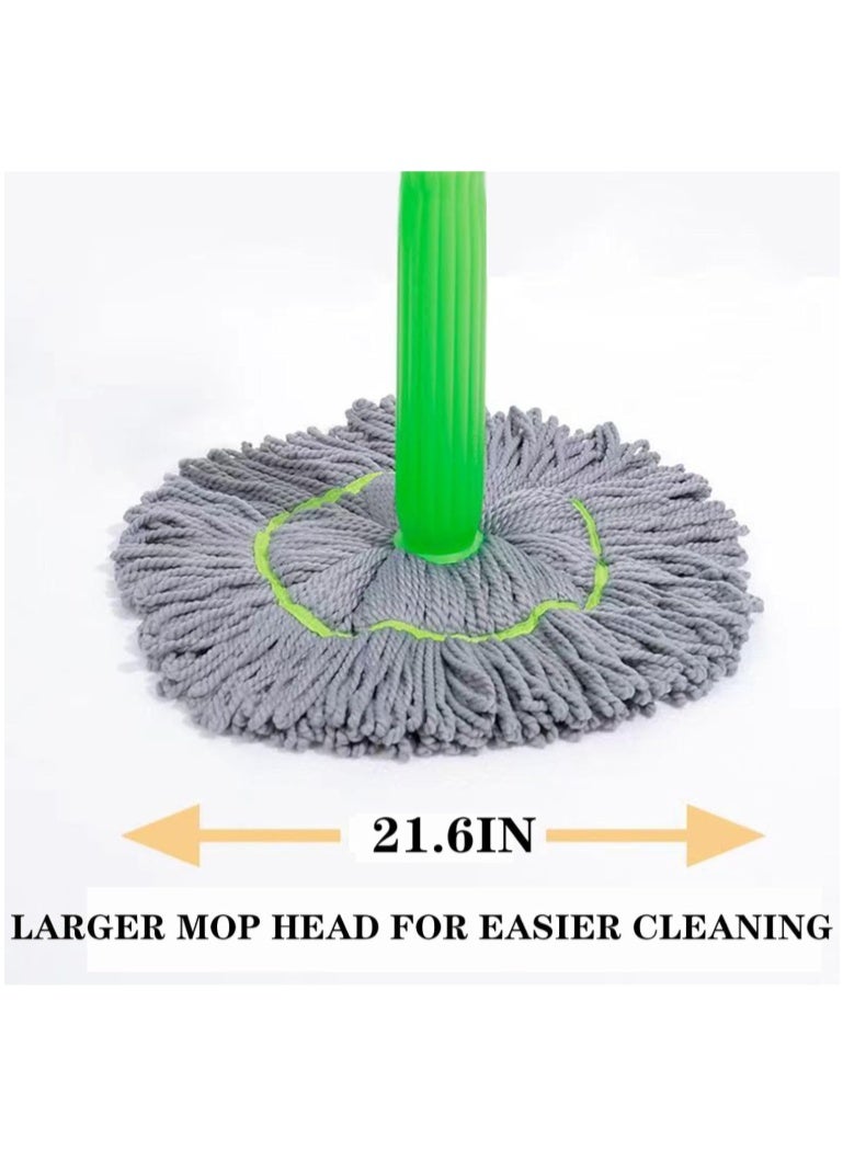 Cleaning Mob 2 in 1 dehydrating , self-Wringing for Floor , 360 Degree Rotating Circular Wall , self-Wringing for Floor - Image 4