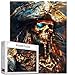Aihonmin Pirate 1000 Piece Jigsaw Puzzle for Adults Families Skull Pirate Pictures Captain Puzzles for Challenging Family Activity Game DIY Handwork Puzzles Home Decor Gifts 20x27 Inches - Image 2