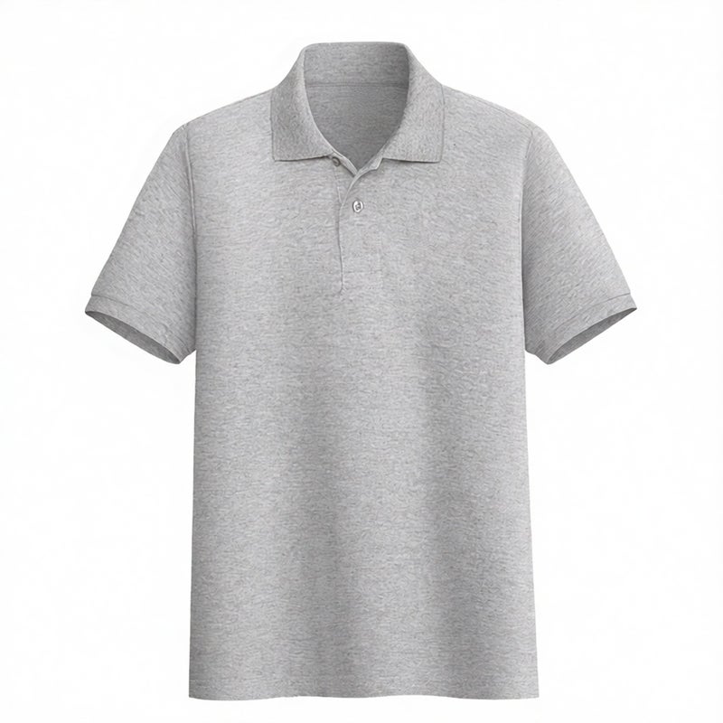 Men's Short Sleeve Polo Shirt Summer Casual Solid T-Shirt