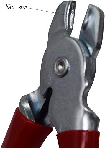 HARDK Hog Ring Pliers set Straight with 500PCS Galvanized Hog Rings - Perfect for Furniture Upholstery, Auto Upholstery, Plastic Meat & Sausage Casings - Image 2