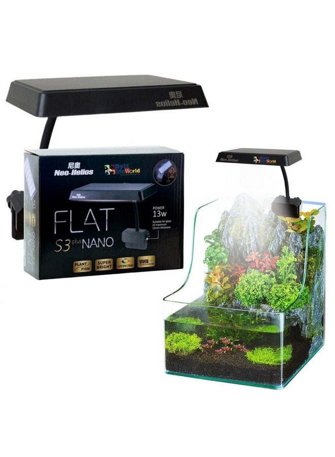 VAYINATO Neo Helios Flat Nano S3 Plus, 13W Full Spectrum Planted Tank Led Aquarium Light By Petzlifeworld - Image 1