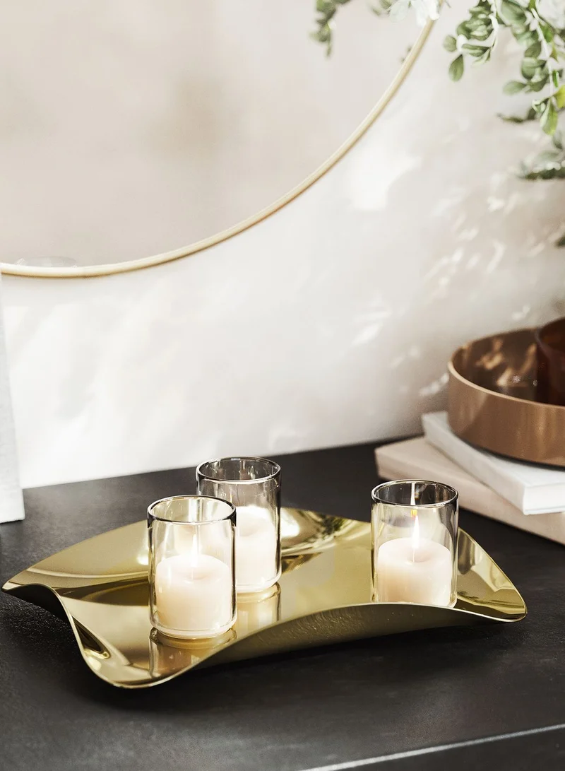 UMBRA Brass Wave Storage Tray