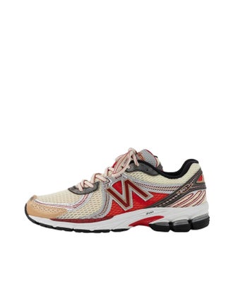 Beige/Red