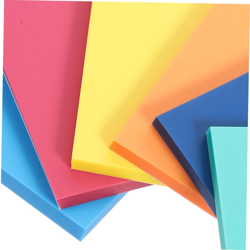 ألوان لاصقة مذكرة ملصقات للمكتب المدرسة المنزل قوائم المهام التذكيرات الحجم 7.50 × 7.50 × 0.20 سم - Image 4