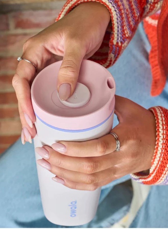 كوب قهوة SmoothSip Slider المعزول من الفولاذ المقاوم للصدأ، سعة ٢٠ أونصة/١٢ أونصة، كوب قهوة مثلجة قابل لإعادة الاستخدام، كوب قهوة ساخنة للسفر، خالٍ من مادة BPA - Image 5