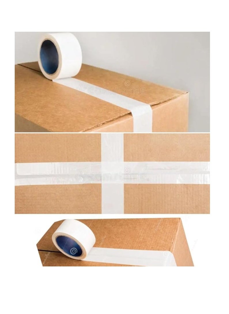 Generic - Masking Tapes – 2-Inch x 25-Yard Paper Tape Rolls for Painting Crafting Labelling and DIY Projects | Durable Writable Easy-to-Use and Strong Adhesion Without Residue (Pack of 6) - Image 1