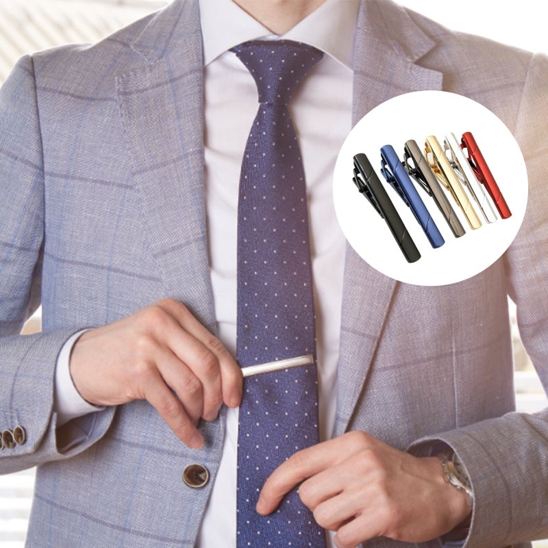 Tie Clip Men's High-end Fashion Classic Business Wedding Simple Collar Clip Suit Tie Accessories - Image 5