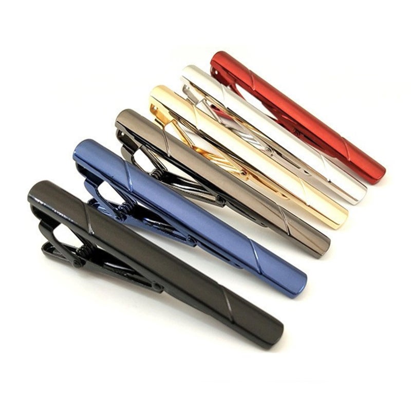 Tie Clip Men's High-end Fashion Classic Business Wedding Simple Collar Clip Suit Tie Accessories - Image 3