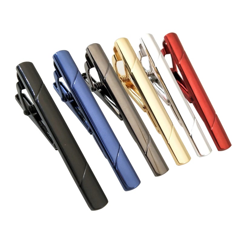 Tie Clip Men's High-end Fashion Classic Business Wedding Simple Collar Clip Suit Tie Accessories - Image 2