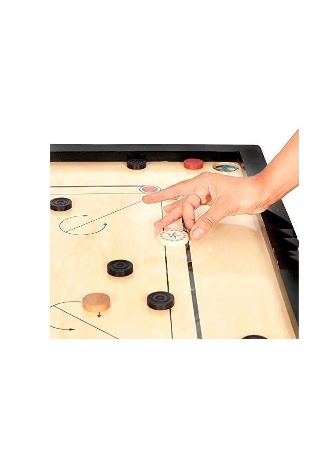 GK Carrom Board,Ultimate Carrom Experience, Family Fun Carrom Board 30x30 - Image 2