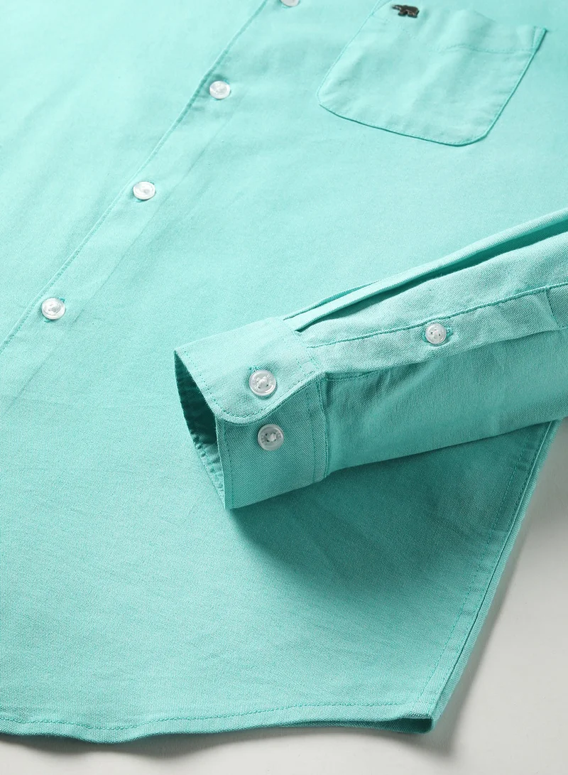 THE BEAR HOUSE Cotton Shirt for Men | Slim Fit, Long Sleeve, Casual & Formal Wear | Soft, Breathable Fabric for Office, Everyday, & All-Season Use in Classic & Trendy