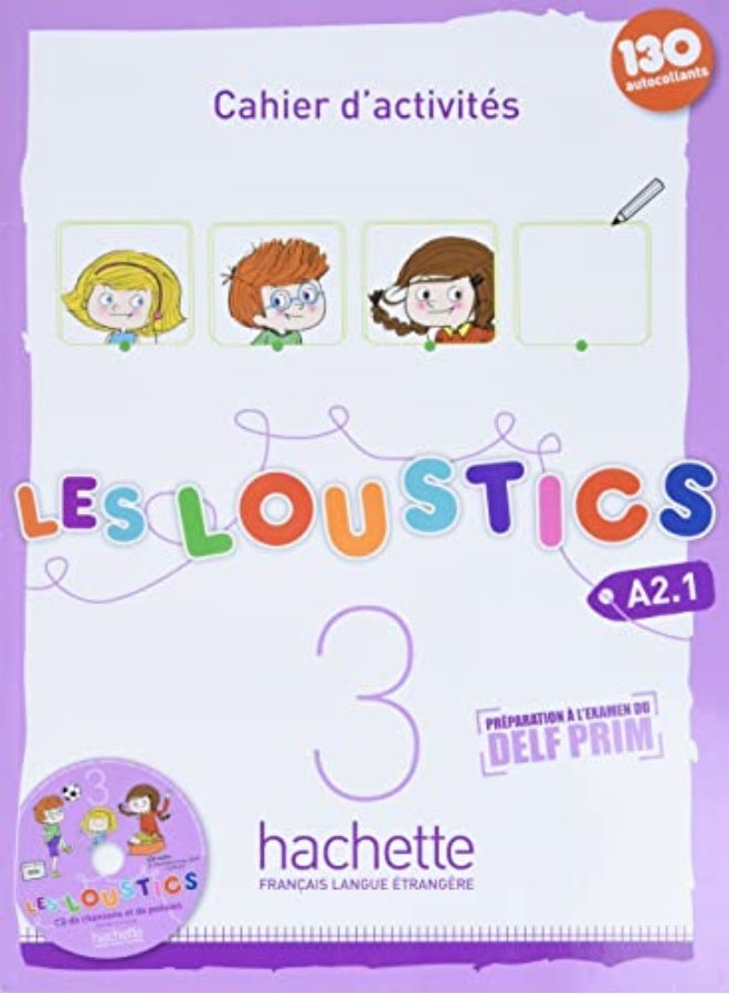 Les Loustics 3 Cahier Dactivites + Cd Audio By Hugues Denisot Paperback 