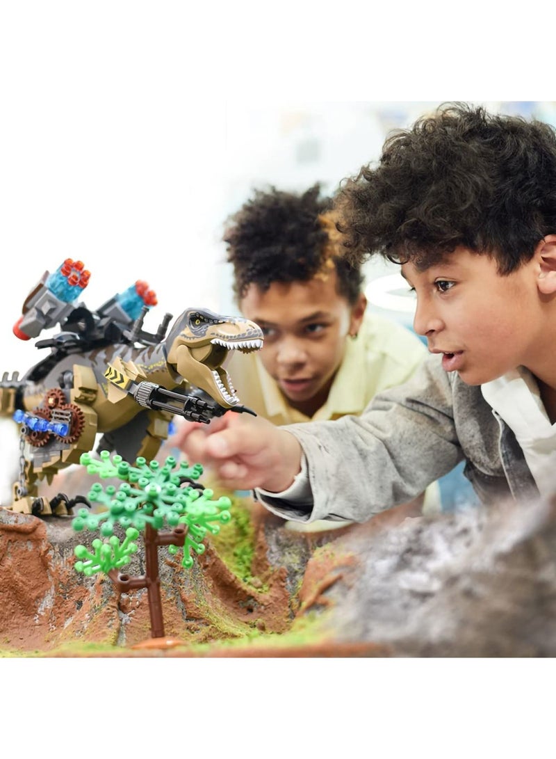 Dinosaurs Building Blocks Set 645 Pcs, Dinosaur for Boys Age 8 9 10 11 12 13 14 Years Toys Kit, Park World, Birthday Gifts and Girls - Image 3