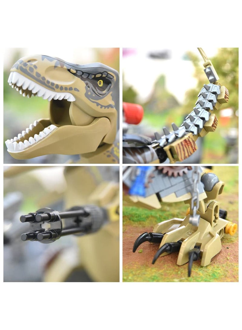Dinosaurs Building Blocks Set 645 Pcs, Dinosaur for Boys Age 8 9 10 11 12 13 14 Years Toys Kit, Park World, Birthday Gifts and Girls - Image 5