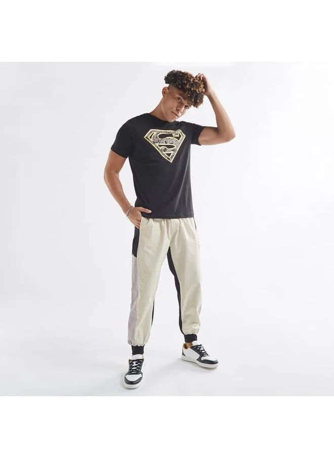 FAV Panelled Joggers with Drawstring Closure and Pockets