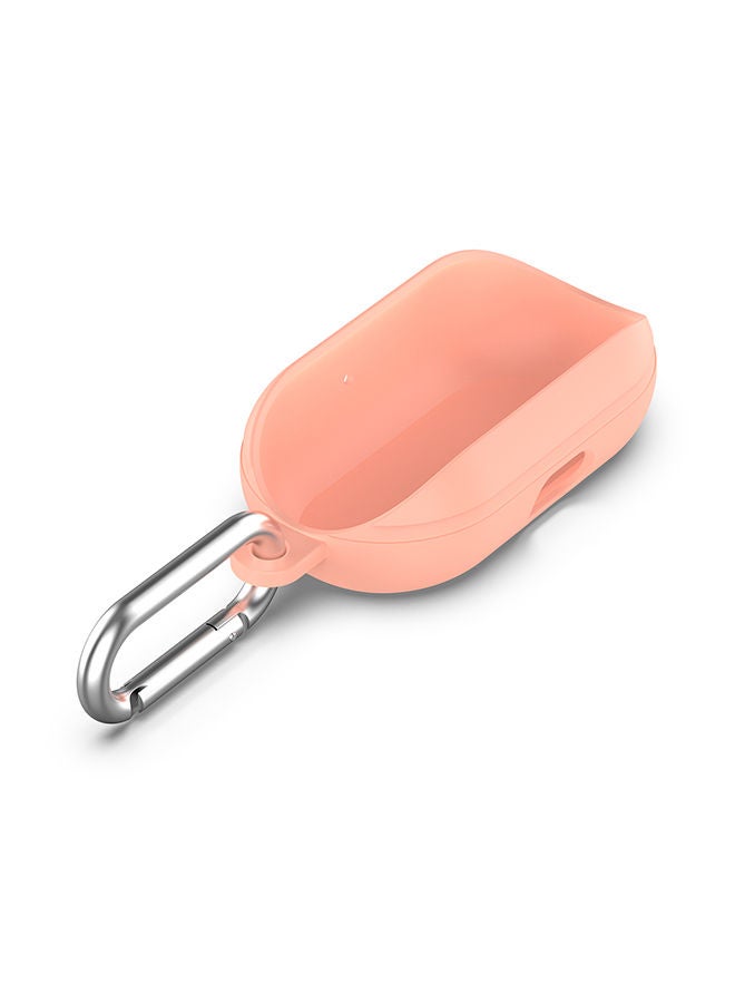 NIBEMINENT Shockproof Case Cover With Hook For Samsung Galaxy Buds Pink - Image 2