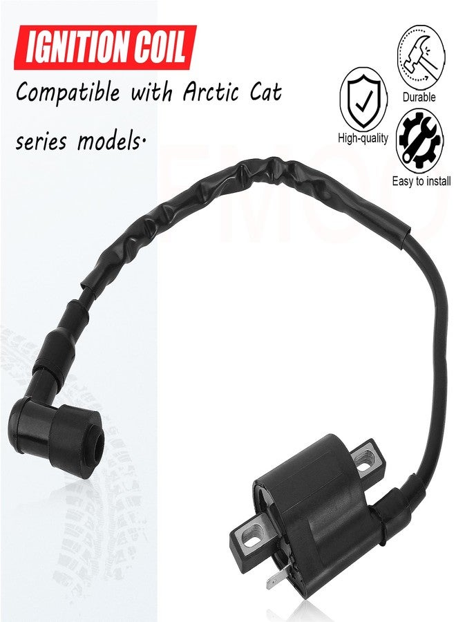SOAJEE Ignition Coil Compatible with Arctic Cat 90 250 300 400 454 500 2x4 4X4 1998 1999 2000 2001 2002 2003 2004 2005 2006 2007 2008 2009 - Image 4