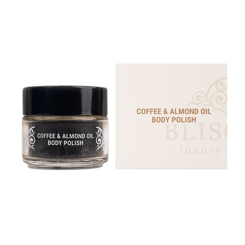 BLISCENT Luxury Skincare Coffee Almond Oil Body Polish Scrub For Women And Men Face And Body Scrub All Skin Type 100 g - Image 1