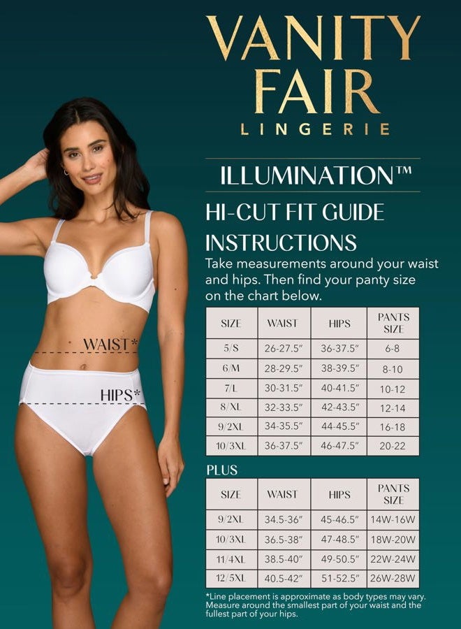 Vanity Fair Women's Illumination Hi Cut Panty 13108 - Image 4