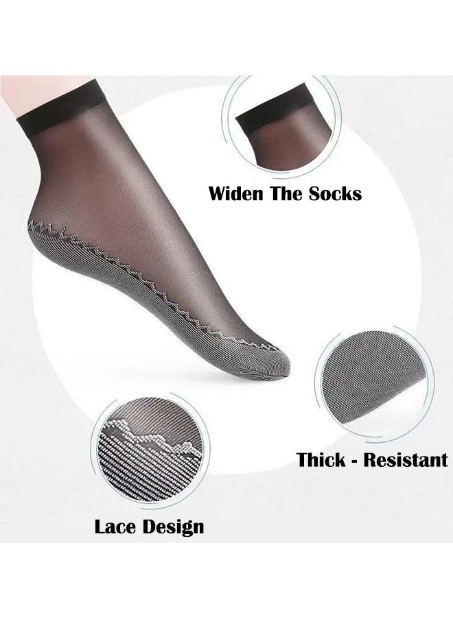 ZCM-HAPPY 20 Pairs Of Women's Mid-length Socks Anti-snag Anti-odor Sweat-absorbing Anti-slip Stockings  - Image 4