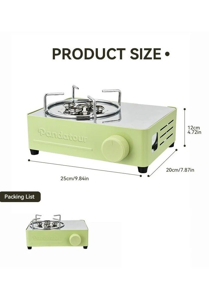 BlueFire 5-Flame Outlets Portable Gas Stove for Camping | High-Power Outdoor Butane Stove with Electric Ignition | Compact Picnic & Hiking Cooker for 3-5 People - Image 5