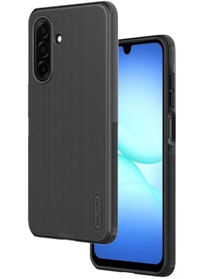 Nillkin Case Compatible with Samsung Galaxy A17 Nillkin Super Frosted Shield Pro Hard Back Soft Border PC + TPU Shock Absorb Cover Raised Bezel Camera Protect Black Color - Image 1