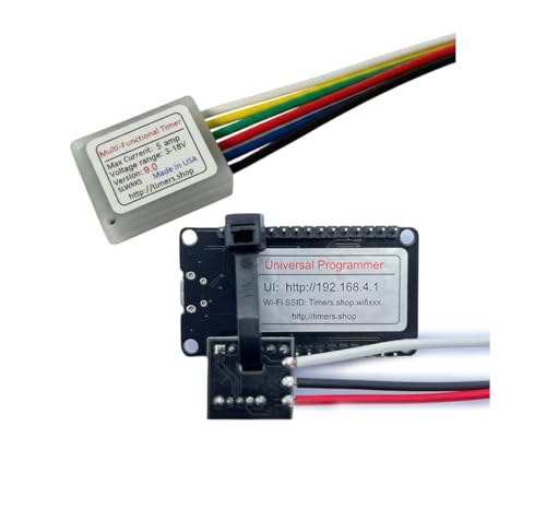 XDP Small Miniature Timer Delay Relay 0.1 Sec to 9999 Hours, 3V 12V 18V DC 5A, Power On/Off Delay, Cycling, Industrial Control & Hobby - Image 1