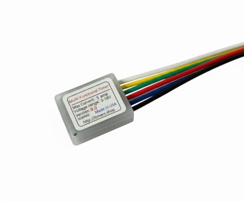 XDP Small Miniature Timer Delay Relay 0.1 Sec to 9999 Hours, 3V 12V 18V DC 5A, Power On/Off Delay, Cycling, Industrial Control & Hobby - Image 2