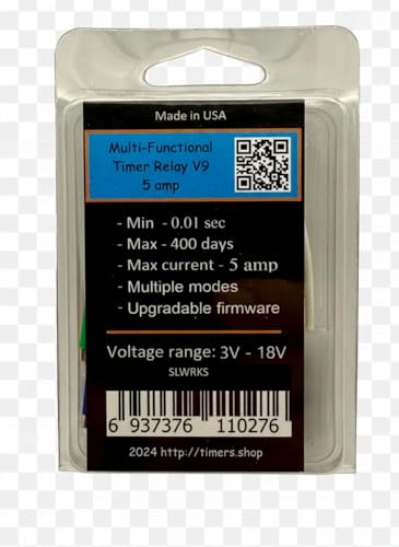 XDP Small Miniature Timer Delay Relay 0.1 Sec to 9999 Hours, 3V 12V 18V DC 5A, Power On/Off Delay, Cycling, Industrial Control & Hobby - Image 4
