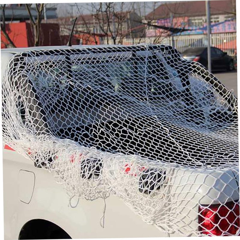 Heavy-Duty Cargo Net 15cm Mesh Truck Tailgate Cover Reusable Universal Trailer Mesh Screen Protector for Truck Bed and Luggage Securing - Image 5