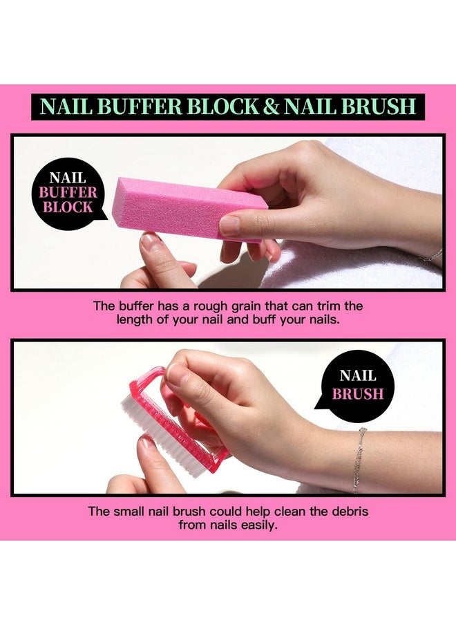 FANDAMEI FANDAMEI Nail Care Kit, Nail Files 100/180, Nail Buffer Block, Cuticle Nippers, Cuticle Trimmer, Cuticle Pusher, Nail Tools, Nail Kit, Pedicure & Manicure Tools, Nail Prep Kit, Manicure Kit for Women  - Image 3